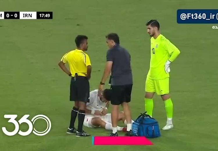 تنها دفاع راست پرسپولیس در تیم ملی مصدوم شد!