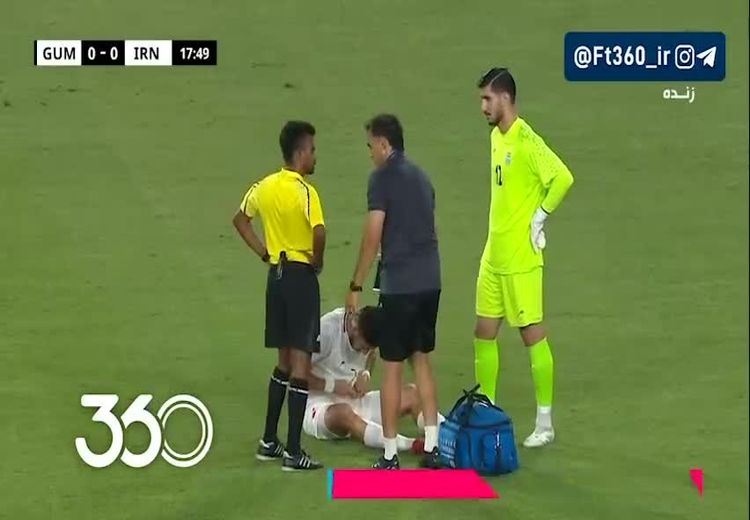 تنها دفاع راست پرسپولیس در تیم ملی مصدوم شد!
