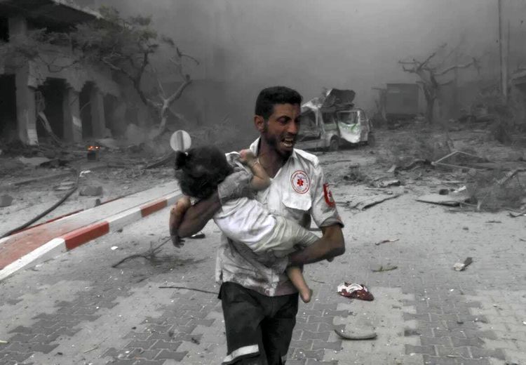 ادامه حمله مرگبار اسراییل به غزه +‌ تصاویر دلخراش
