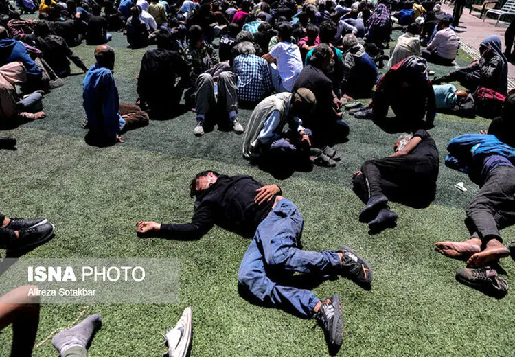 رشد چشمگیر معتادان متجاهر جمع‌آوری شده نسبت به پارسال