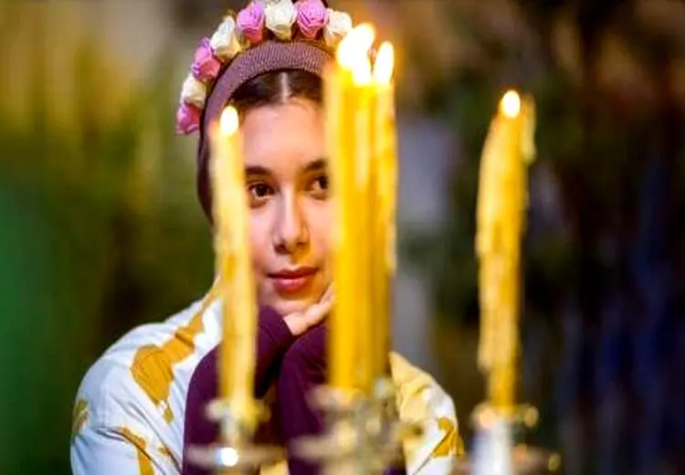 قاب پدر دختری شهاب حسینی و نفس بازغی + عکس