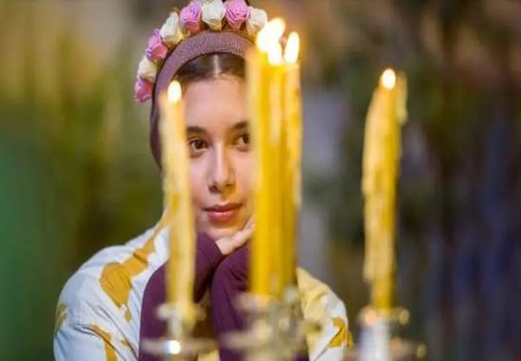 قاب پدر دختری شهاب حسینی و نفس بازغی + عکس