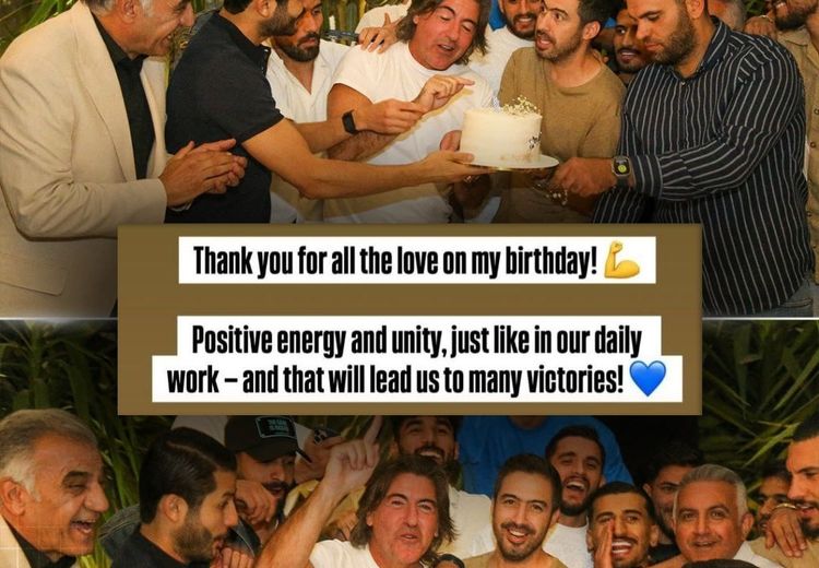 واکنش  ساپینتو به  برگزاری جشن تولدش توسط اعضای باشگاه استقلال