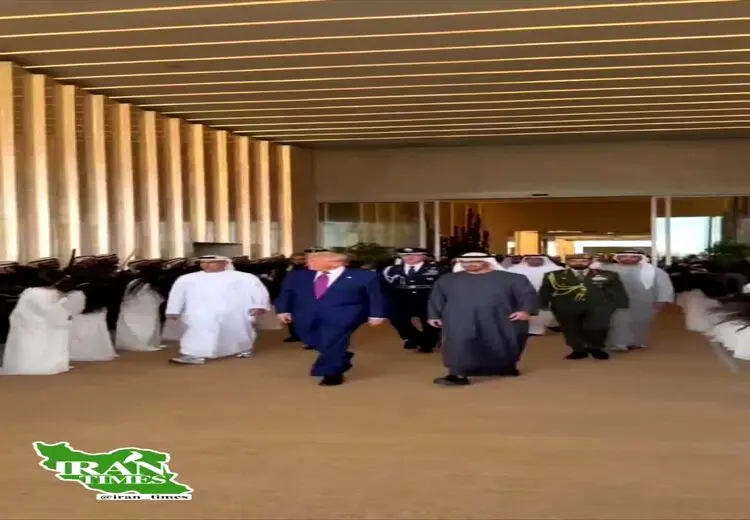  استقبال عجیب دختران اماراتی از ترامپ!