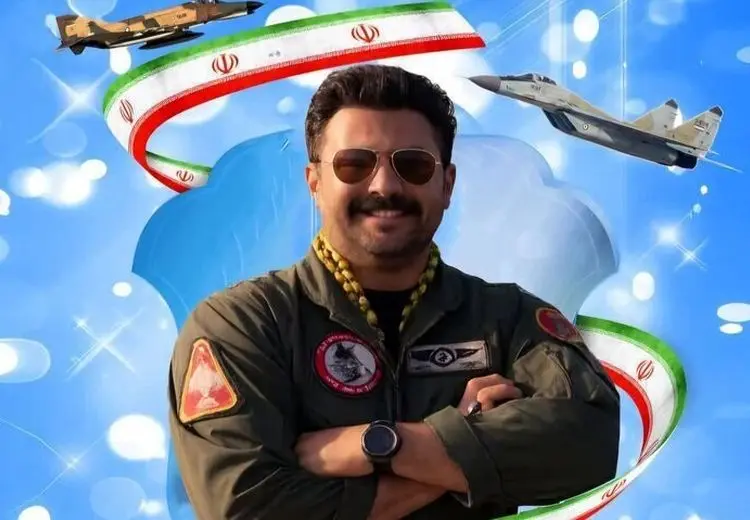 تشییع خلبان شهیدشده در همدان