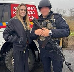 حضور آنجلینا خط مقدم جبهه اوکراین