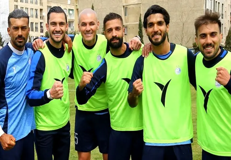 حضور علی نظری جویباری در تمرینات استقلال !