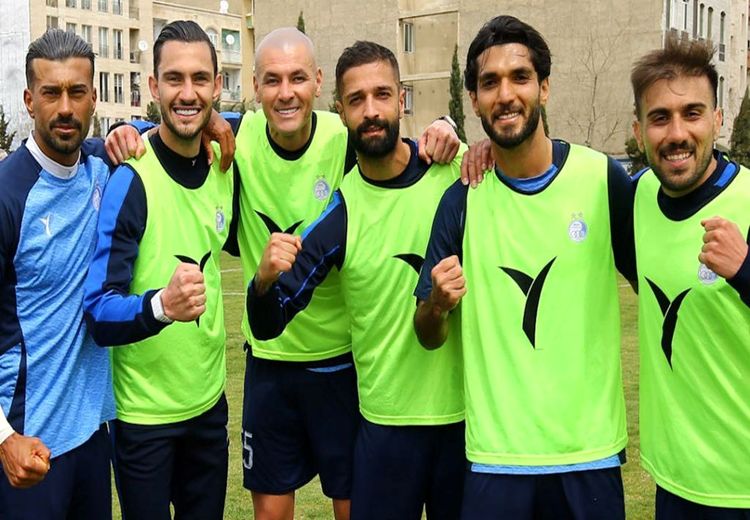 حضور علی نظری جویباری در تمرینات استقلال !