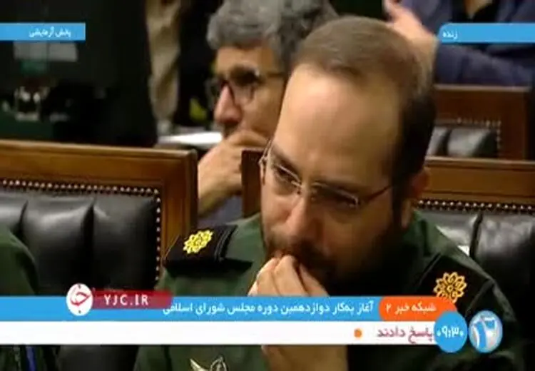 گریه مخبر و برخی وزرا در مجلس هنگام پخش کلیپ رییسی