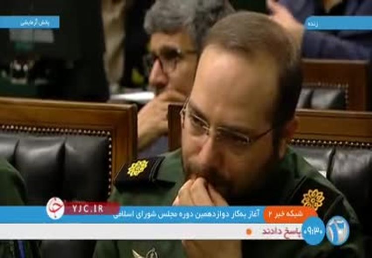 گریه مخبر و برخی وزرا در مجلس هنگام پخش کلیپ رییسی