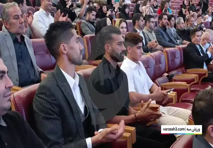 حضور حسین‌حسینی و رامین‌رضائیان در مراسم‌برترین‌ها