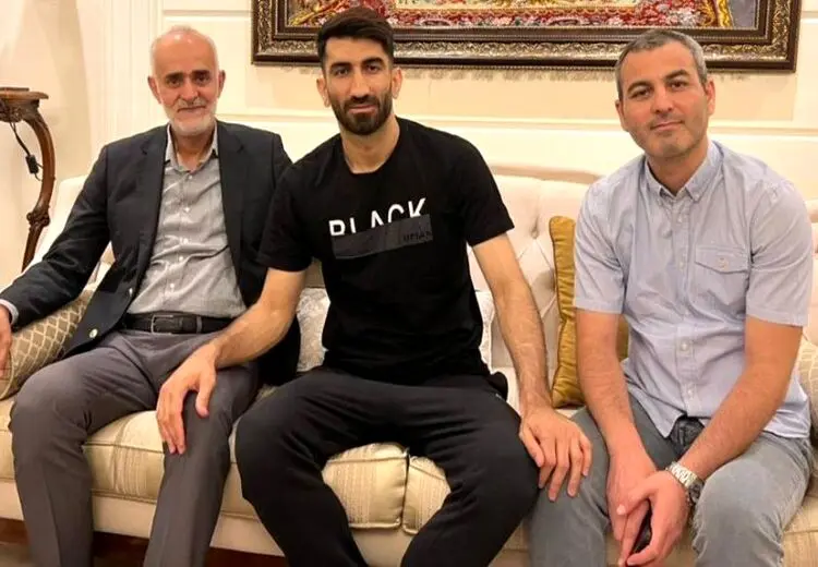 دیدار مدیران فدراسیون با علیرضا بیرانوند