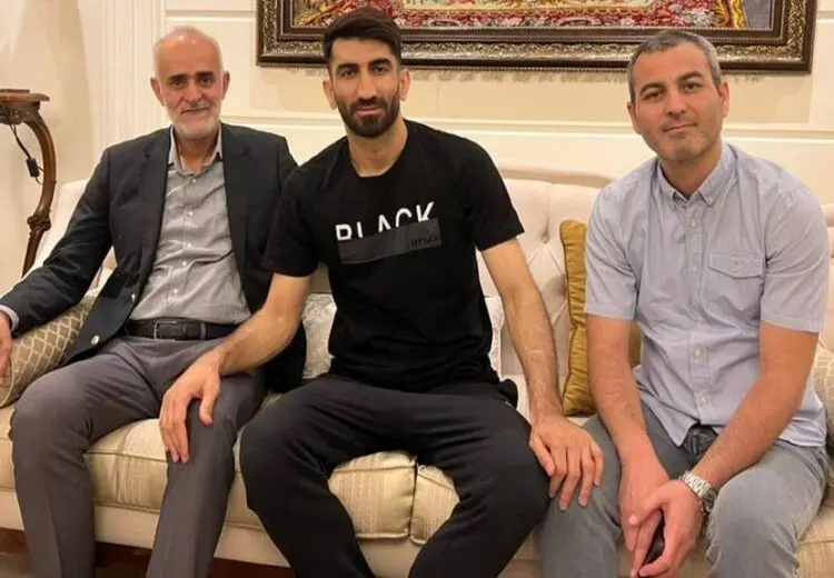 دیدار مدیران فدراسیون با علیرضا بیرانوند