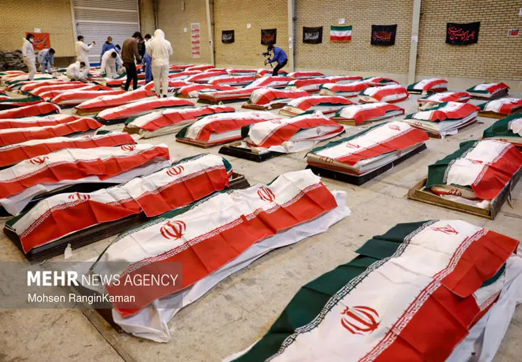 انتشار اسامی شهدا، شهدای جاویدالاثر و مجروحان ناو دنا