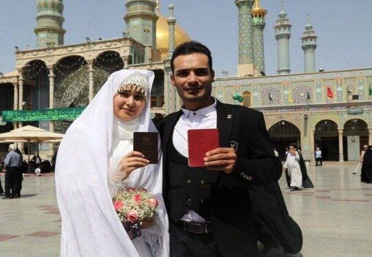  ازدواج با تم انتخابات + عکس