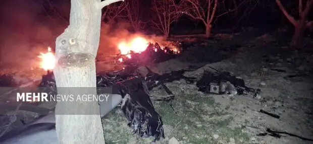 انهدام یک فروند پهپاد هرمس در بروجرد+ عکس