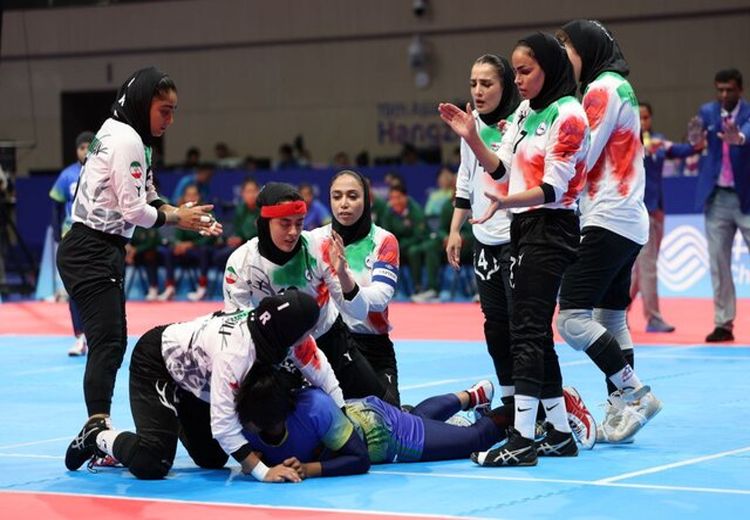 دومین پیروزی دختران کبدی ایران در هانگژو