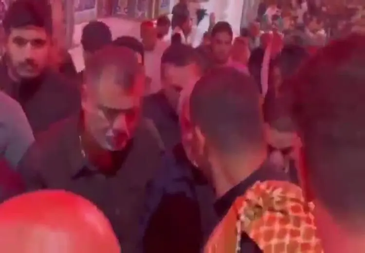 حضور سردار قاآنی در کربلا/ فیلم