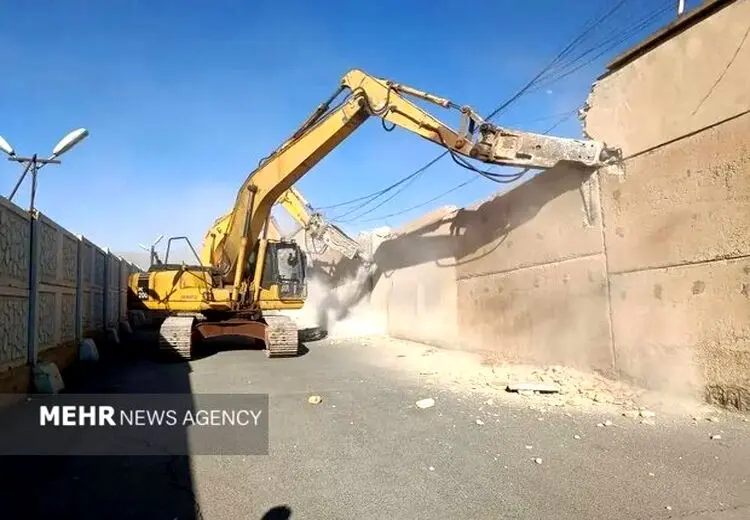 زندان رجایی شهر کرج تخریب شد