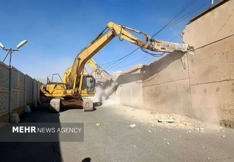 زندان رجایی شهر کرج تخریب شد
