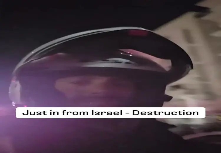 تصاویری از آثار تخریب موشک‌های بالستیک ایرانی در تل‌آویو