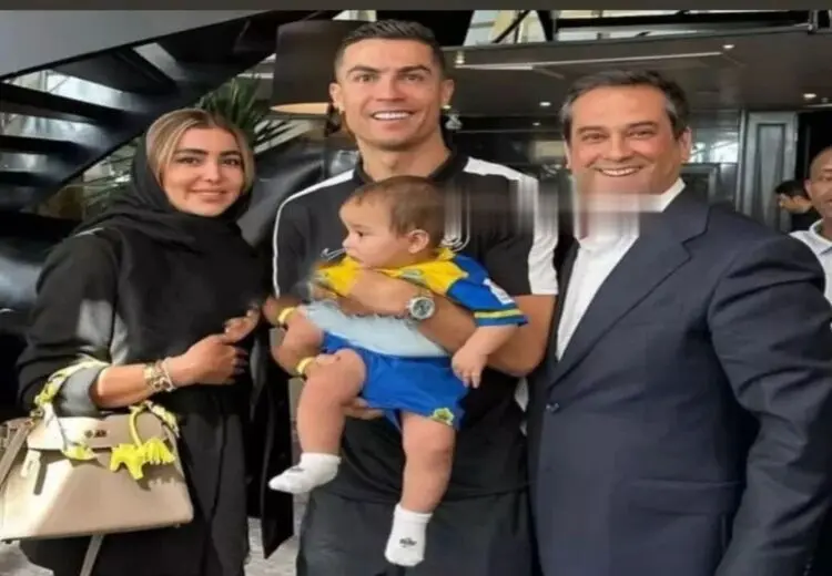 دختر مدیر هتل اسپیناس تهران در آغوش رونالدو!