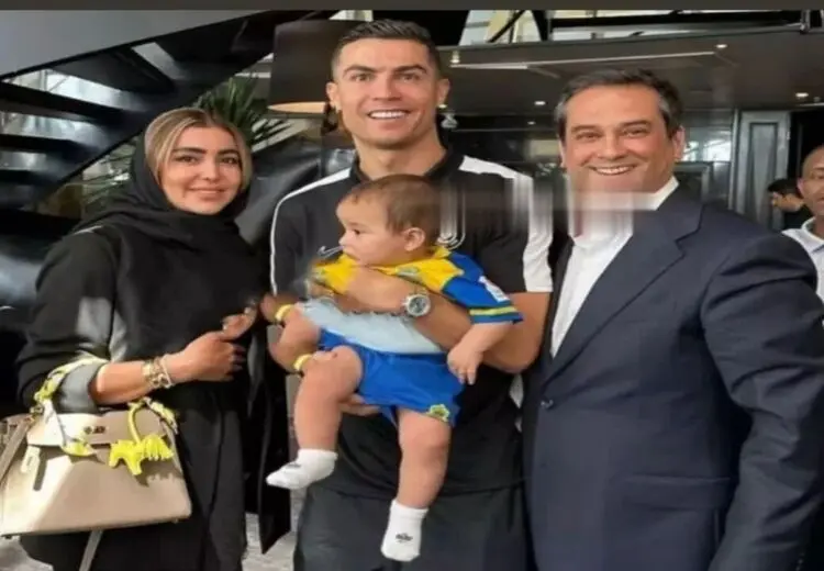 دختر مدیر هتل اسپیناس تهران در آغوش رونالدو!