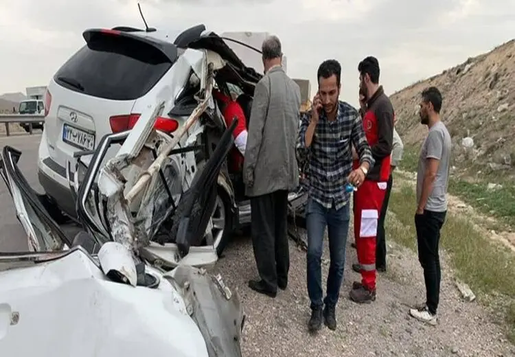 هشدار پلیس راهور درباره افزایش تصادفات زنجیره‌ای در جاده‌ها