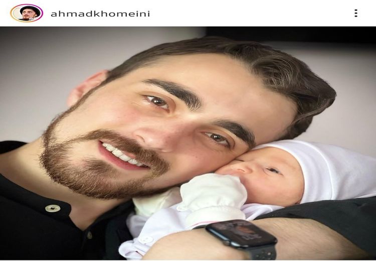 عکس احمد خمینی با دخترش حاشیه‌ساز شد