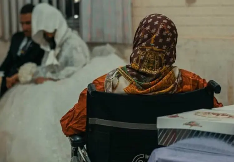 برگزاری مراسم عقد 2 دانشجوی علوم پزشکی اروند در سرای سالمندان+ تصاویر