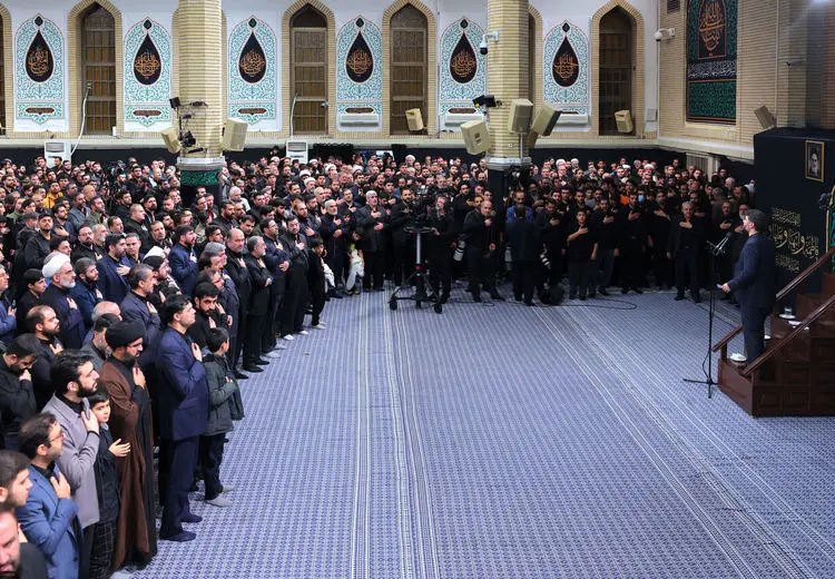 مراسم عزاداری شب شهادت حضرت فاطمةالزهرا(س) در حسینیه امام خمینی(ره)