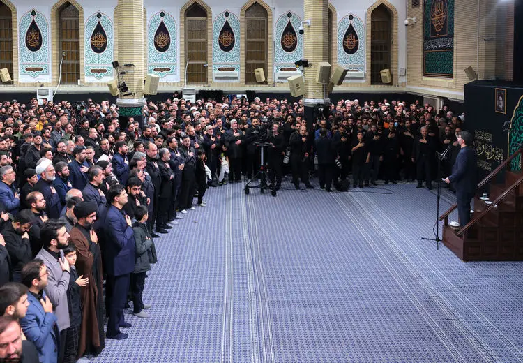 مراسم عزاداری شب شهادت حضرت فاطمةالزهرا(س) در حسینیه امام خمینی(ره)