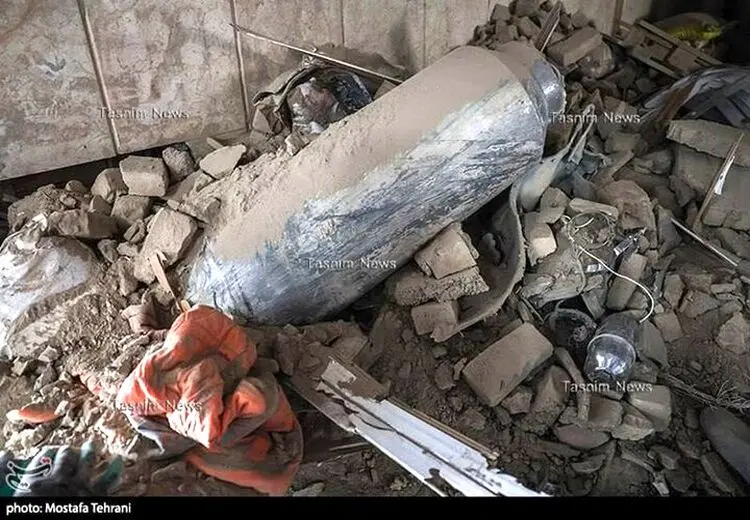 بازار سید اسماعیل تهران پس از شلیک موشک کروز که عمل نکرد