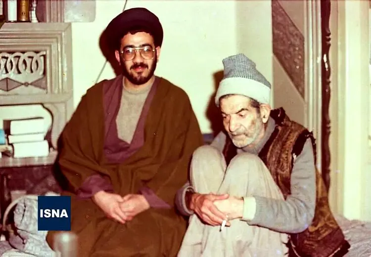 امام جمعه فقید تبریز در کنار شهریار/ عکس