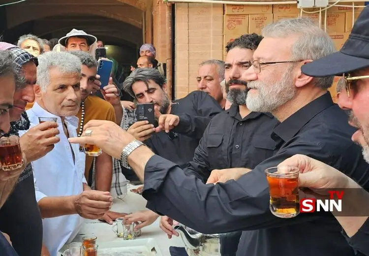 تصاویر متفاوت از لاریجانی در عراق که وایرال شده!