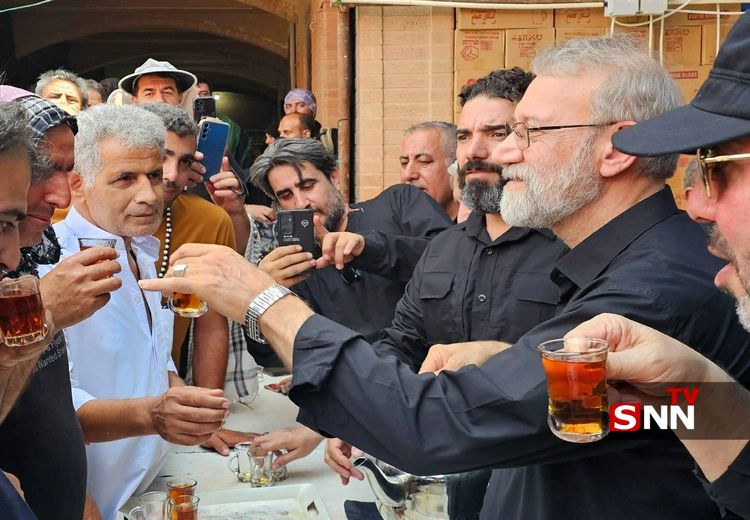 تصاویر متفاوت از لاریجانی در عراق که وایرال شده!