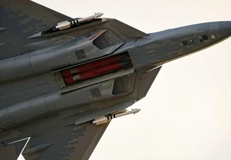 پرواز سوخو۵۷ در همسایگی ایران / اژدهای مسلح کرملین به میدان آمد