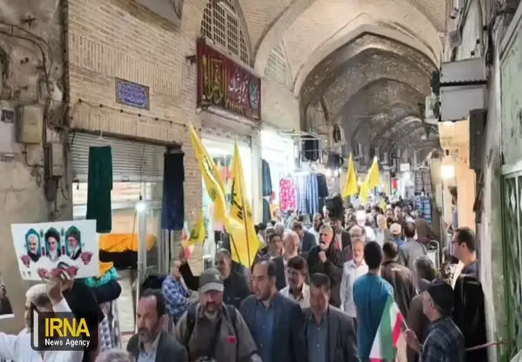 تصاویری از تجمع در اصفهان