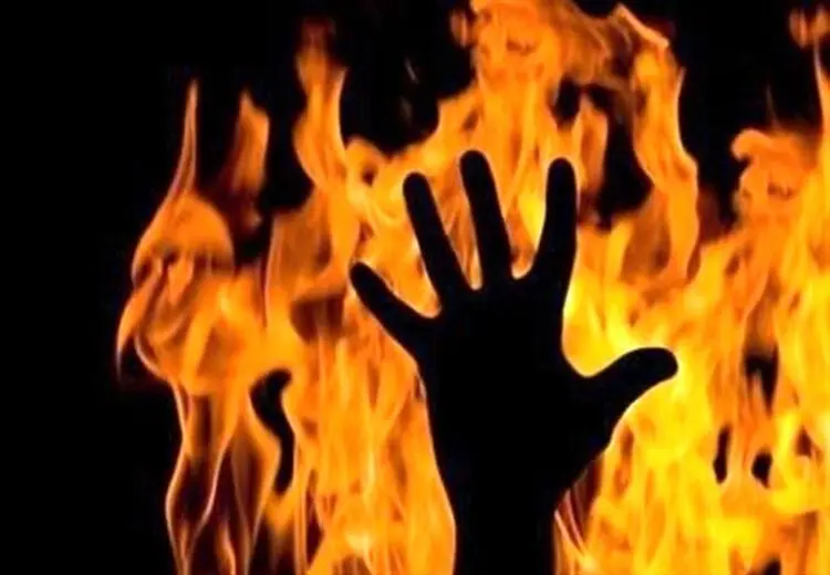مرد عراقی همسرش را زنده زنده به آتش زد!