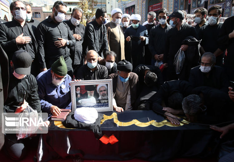 چه کسانی به مراسم تشییع حسینیان رفتند؟ +‌ تصاویر