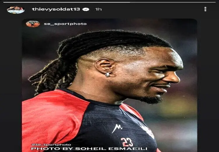 مهاجم جنجالی پرسپولیس با گوشواره‌ای به سبک  رونالدو