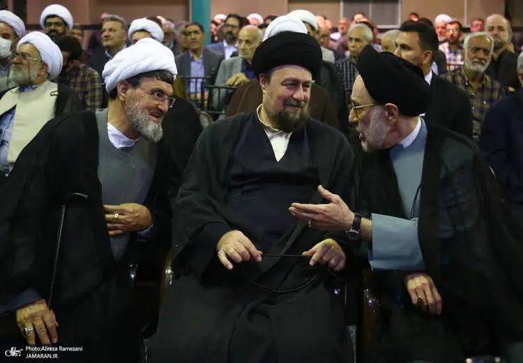مراسم دومین سالگرد سید محمود دعایی در حسینیه جماران + عکس
