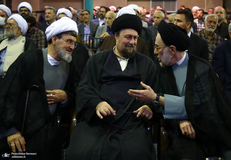 مراسم دومین سالگرد سید محمود دعایی در حسینیه جماران + عکس