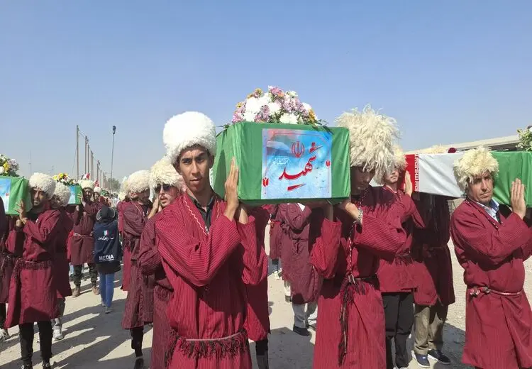 پیکر مطهر ۴۶ شهید هشت سال دفاع مقدس از شلمچه به کشور بازگشت