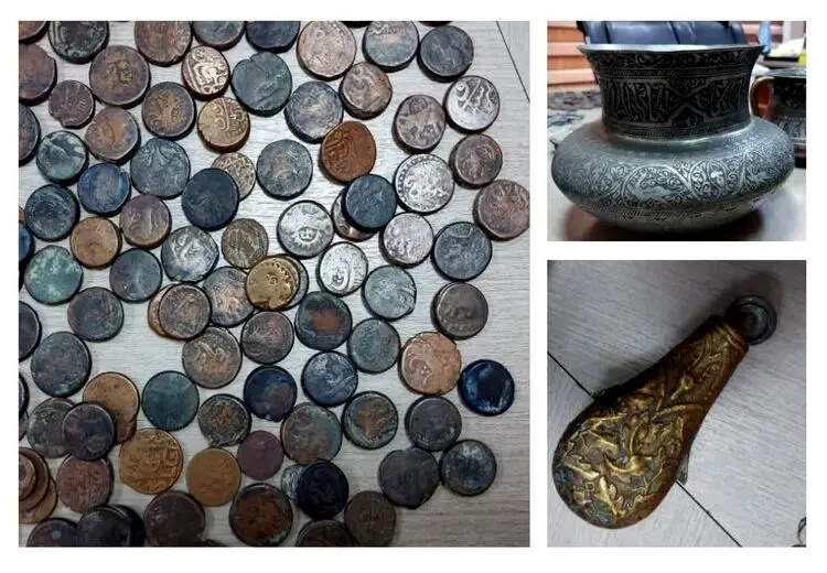 کشف اشیای تاریخی در گمرک بندرلنگه + عکس