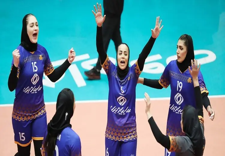 پیروزی زنان والیبالیست اصفهانی در دربی