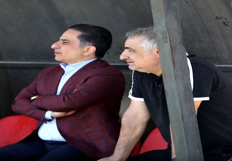 حضور حدادیان در تمرین نساجی !