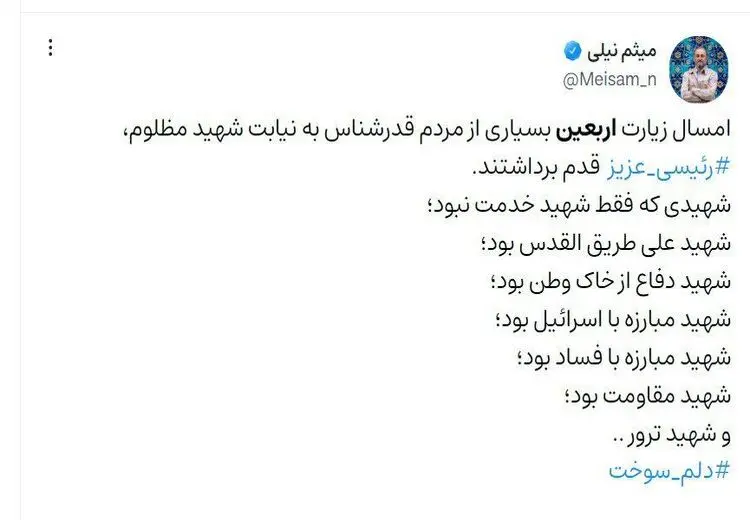برادر داماد رئیسی، او را «شهید ترور» خواند!