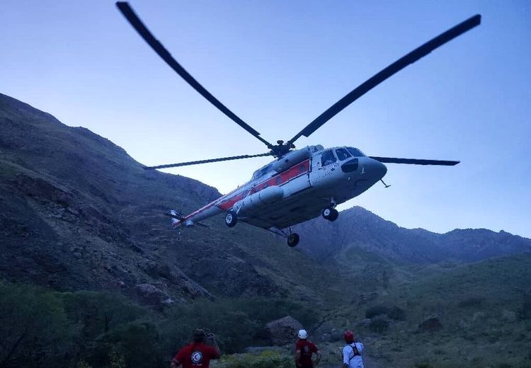 جزئیات سقوط بالگرد امدادی در اشترانکوه/ علت حادثه هنوز مشخص نیست