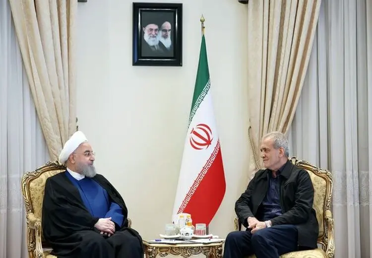 دیدار روحانی با مسعود پزشکیان